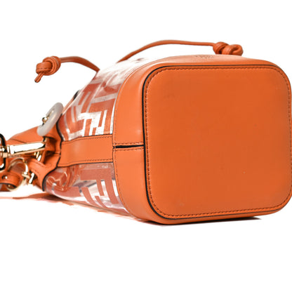 Fendi TPU FF Vitello Grace F is Fendi Mini Mon Tresor Bucket Bag Aranciata 9 of 13
