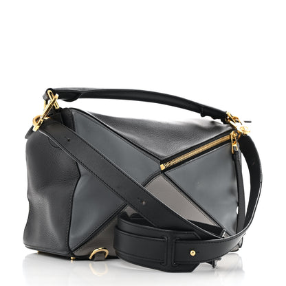 Loewe Calfskin Medium Puzzle Bag Grey Multito 3 of 16