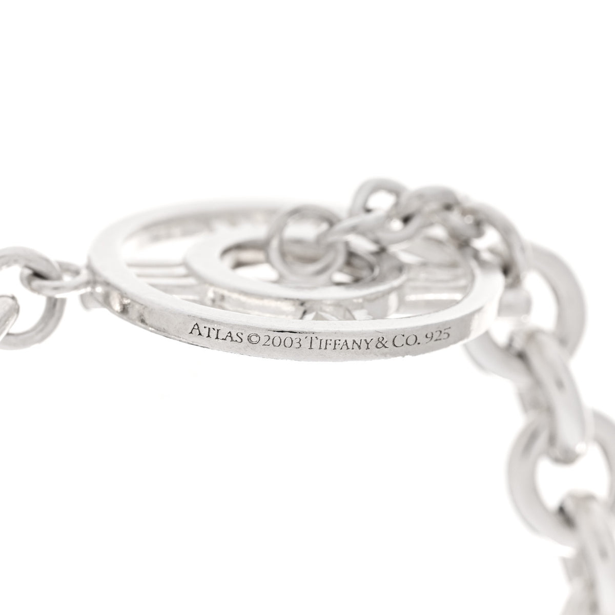 Tiffany Sterling Silver Atlas Toggle Chain Necklace 5 of 5
