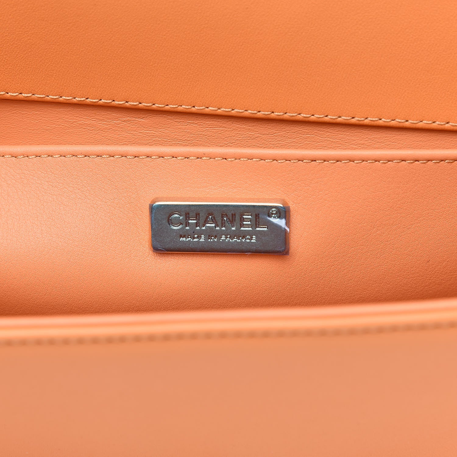 Chanel Lambskin Glass Embroidered Medium Boy Flap Apricot 6 of 13