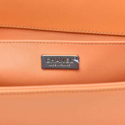 Chanel Lambskin Glass Embroidered Medium Boy Flap Apricot 6 of 13