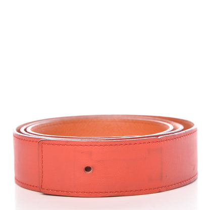 Hermes Swift Epsom 32mm Belt Strap 90 Capucine Orange 1 of 8