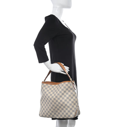 Louis Vuitton Damier Azur Delightful PM Rose Ballerine 2 of 14