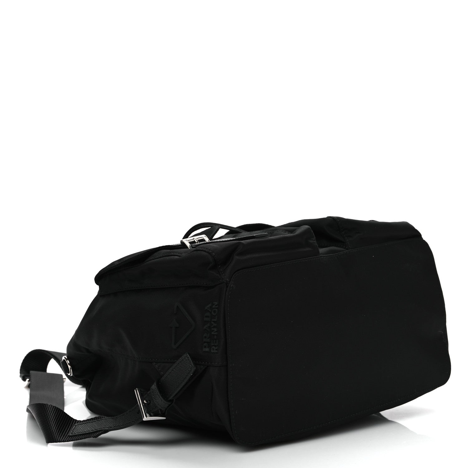 Prada Re-Nylon Saffiano Medium Backpack Black 5 of 10