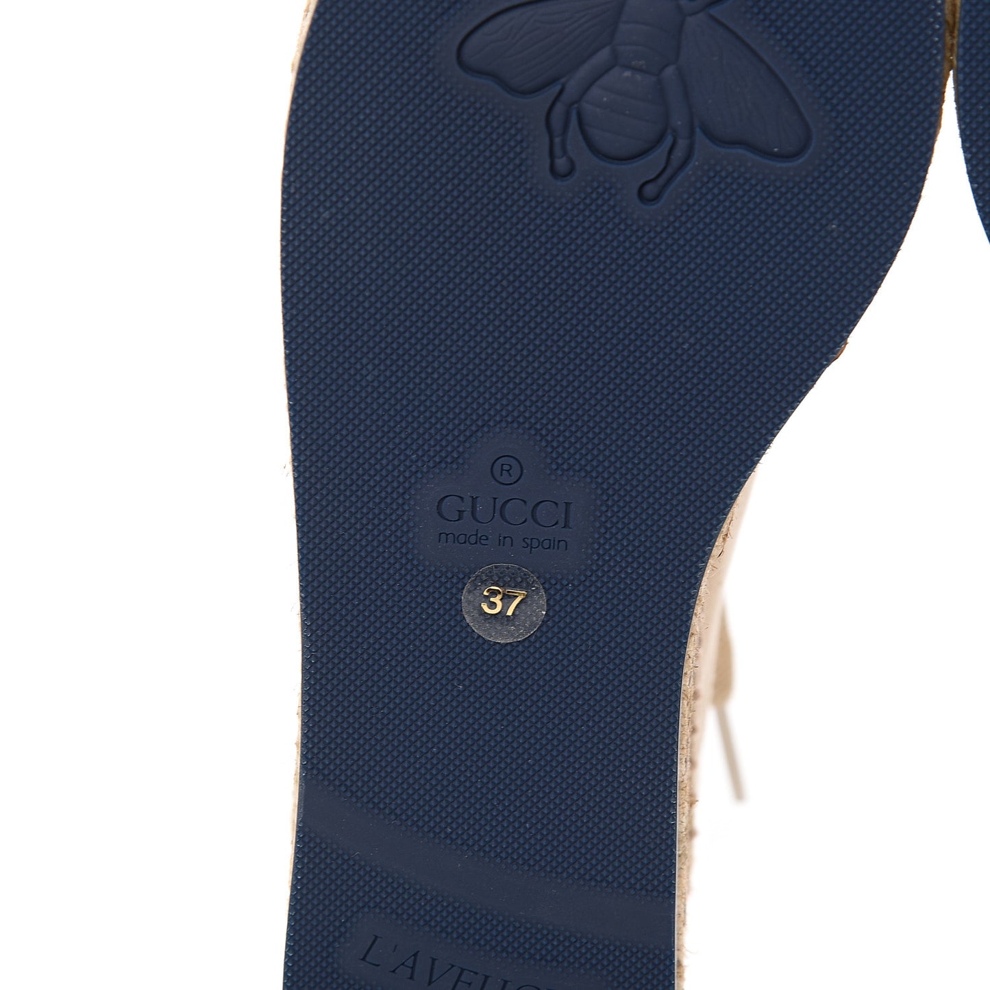 Canvas Logo Lace-Up Platform Espadrilles 37 Greggio Grege