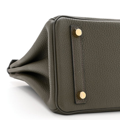 Hermes Togo Birkin 25 Vert De Gris 9 of 10