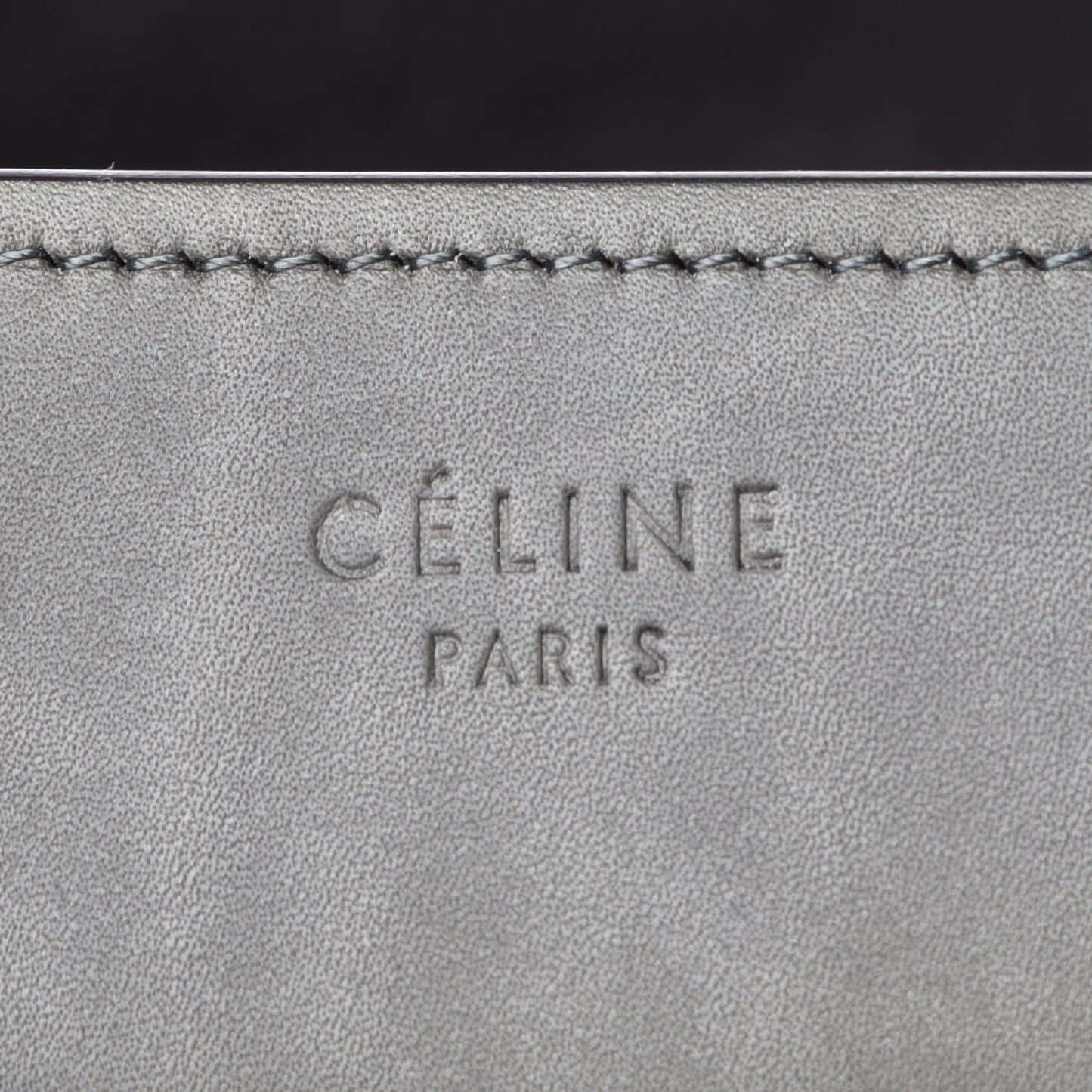 Smooth Calfskin Medium Phantom Luggage Grey