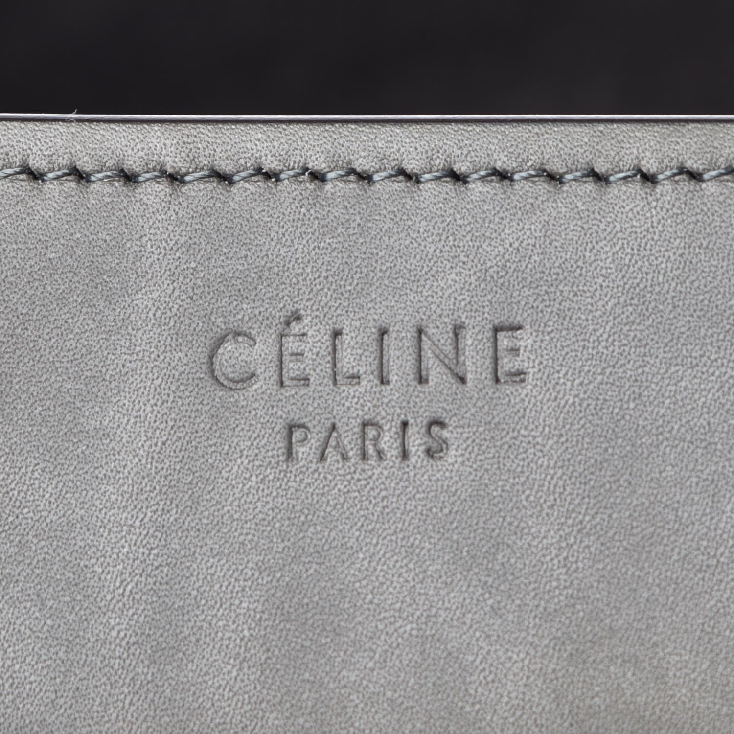 Celine Smooth Calfskin Medium Phantom Luggage Grey 10 of 18