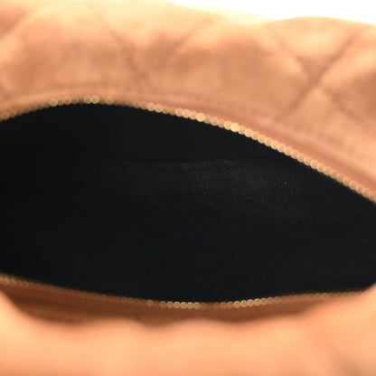 Saint Laurent Suede Quilted Icarino Bag Caramel Cognac 4 of 9