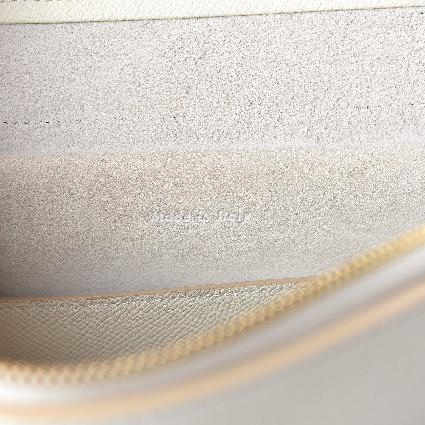 Grained Calfskin Micro Belt Bag Linen