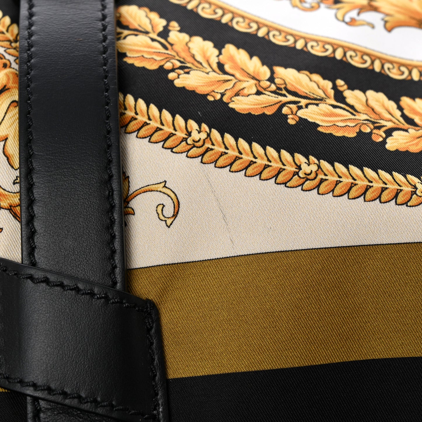 Nylon Baroque Print Duffle Bag Multicolor