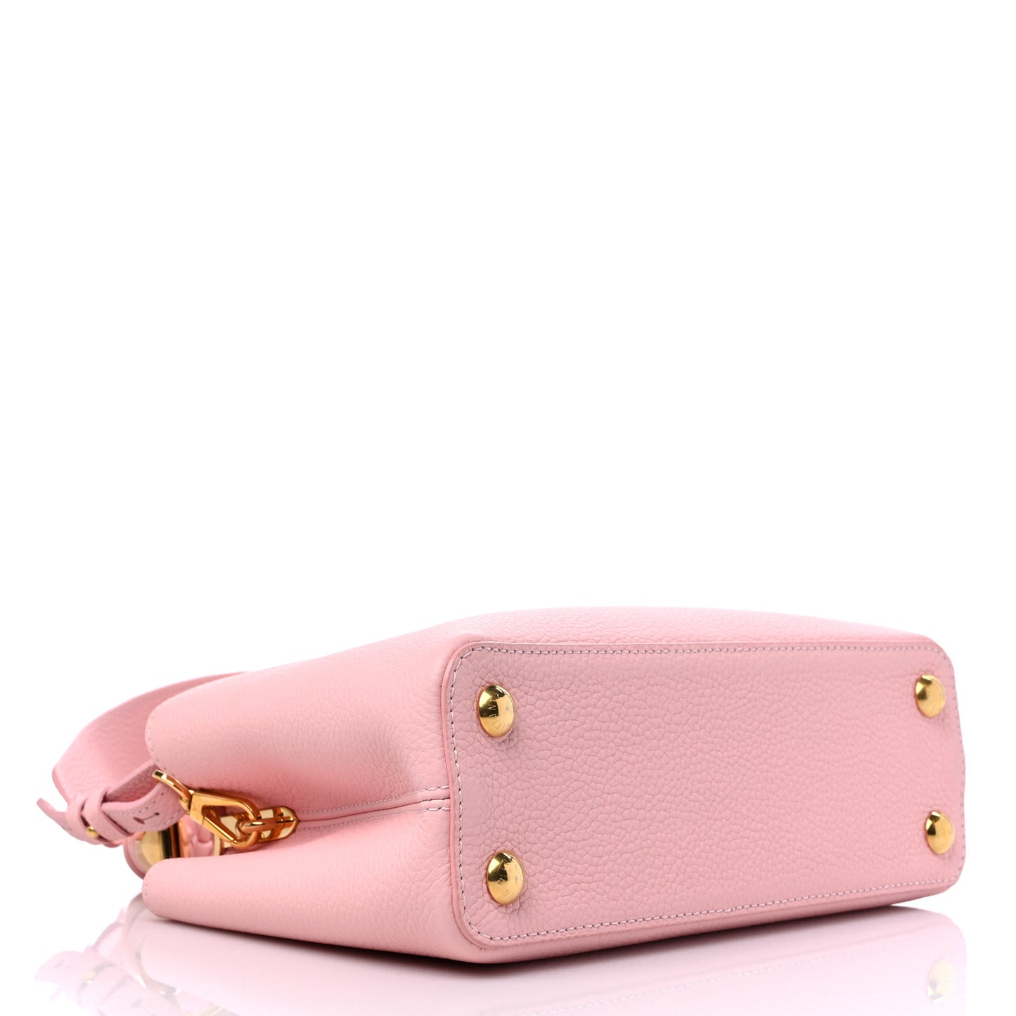 Taurillon Scrunchie Capucines BB Bubble Gum Pink