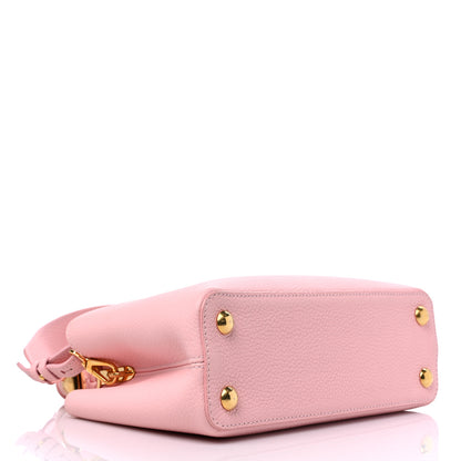 Louis Vuitton Taurillon Scrunchie Capucines BB Bubble Gum Pink 4 of 9