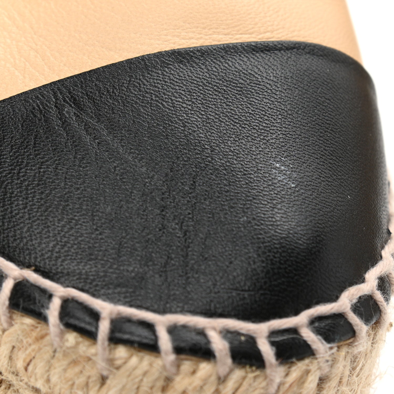 Chanel Lambskin CC Espadrilles 40 Beige Black 12 of 12