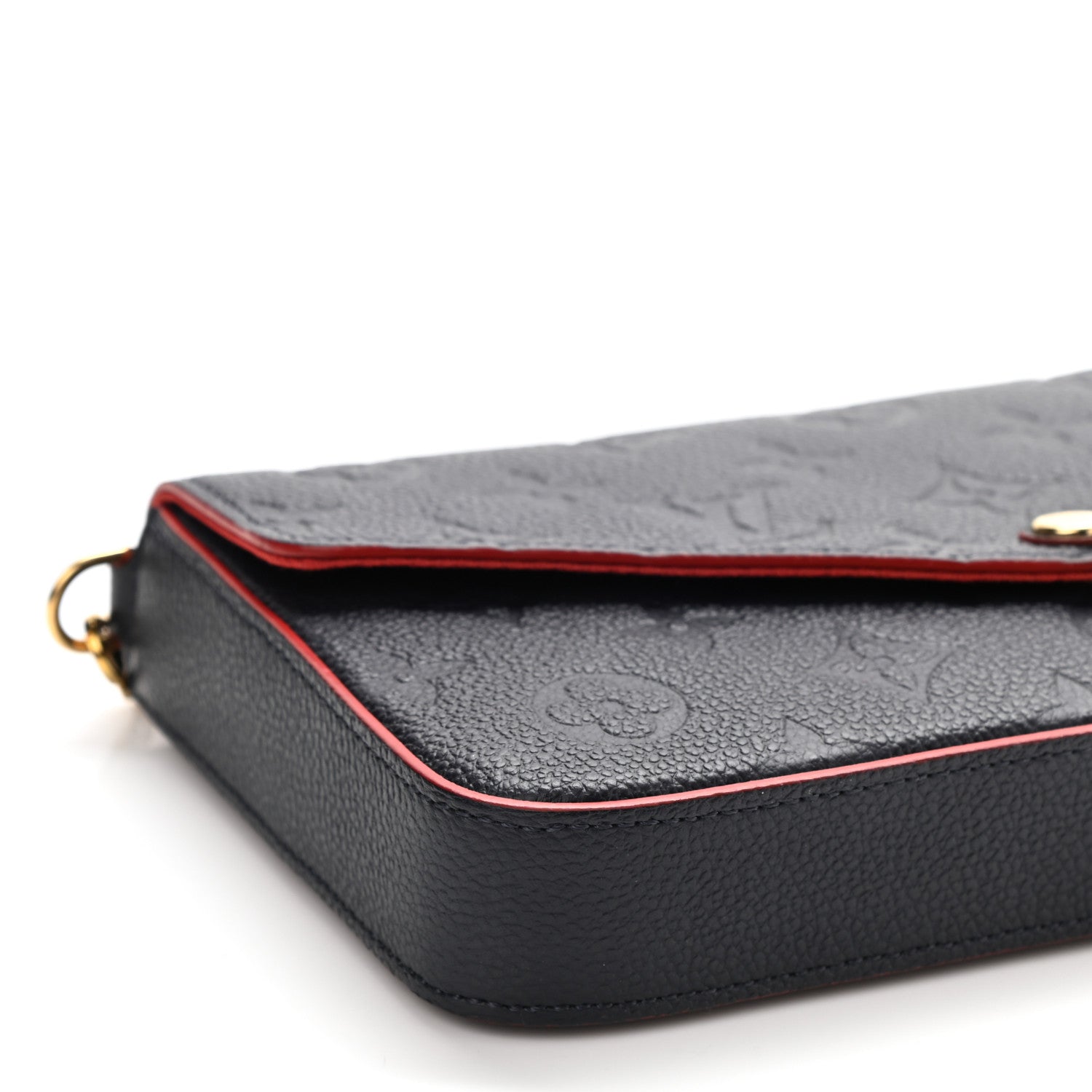 Louis Vuitton Empreinte Pochette Felicie Chain Wallet Marine Rouge 10 of 11