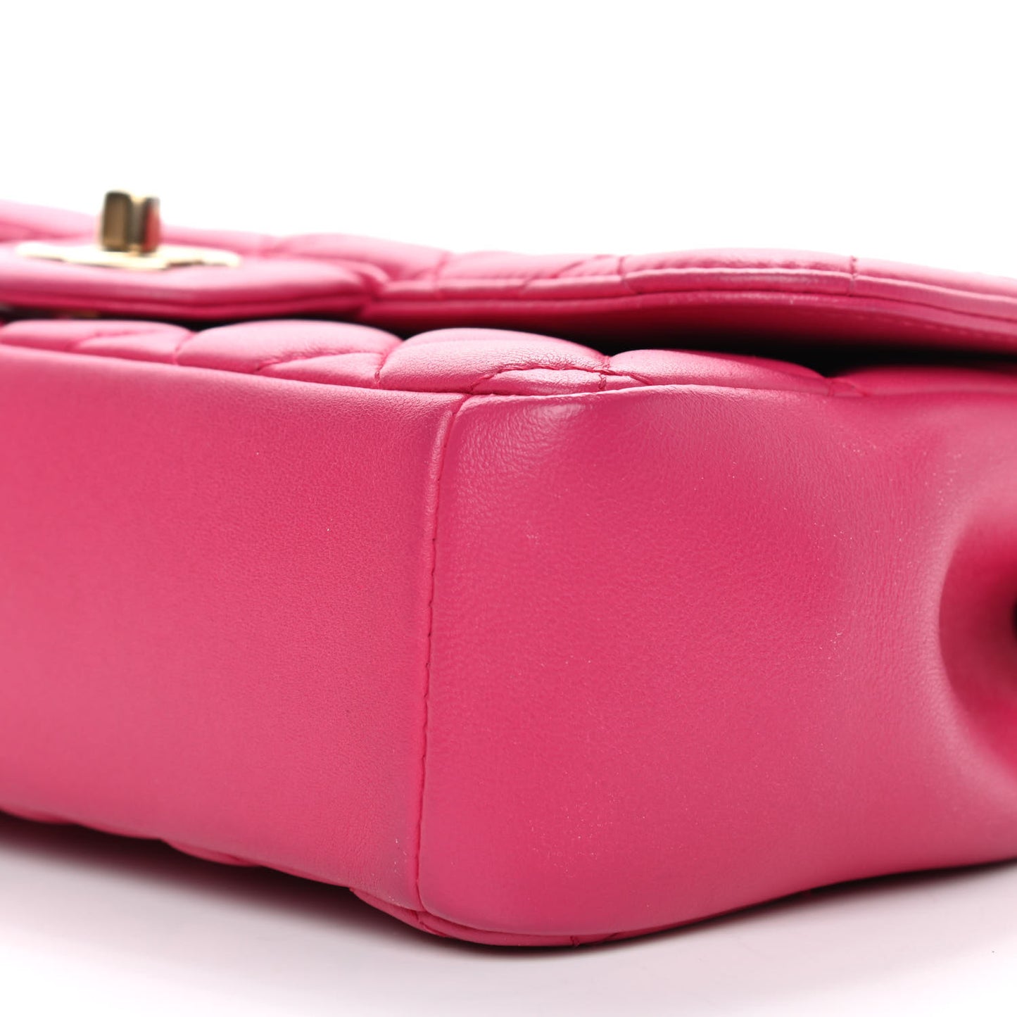 Lambskin Quilted Mini Mademoiselle Chic Flap Pink