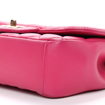 Chanel Lambskin Quilted Mini Mademoiselle Chic Flap Pink 10 of 10