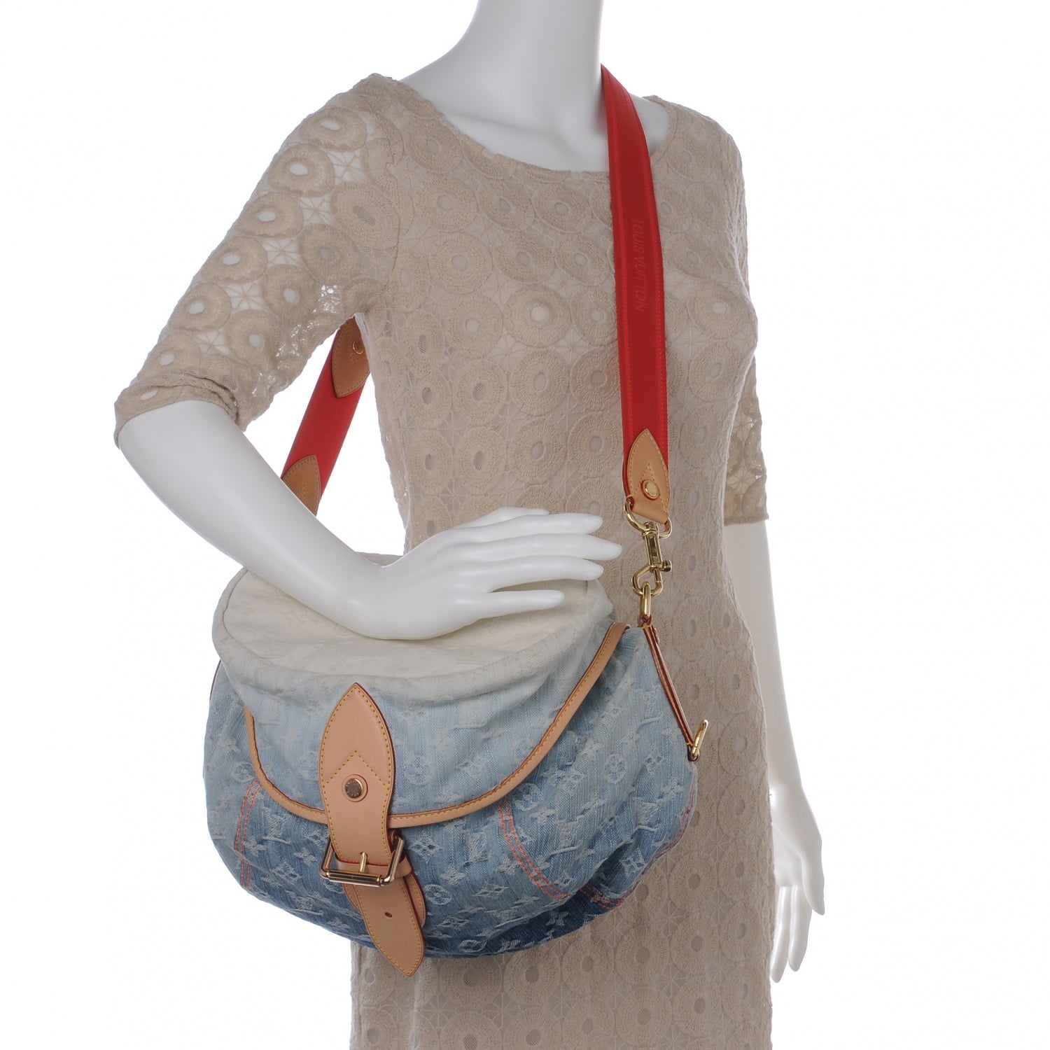Louis Vuitton Denim Sunshine Messenger Blue 2 of 8