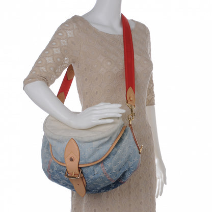 Louis Vuitton Denim Sunshine Messenger Blue 2 of 8