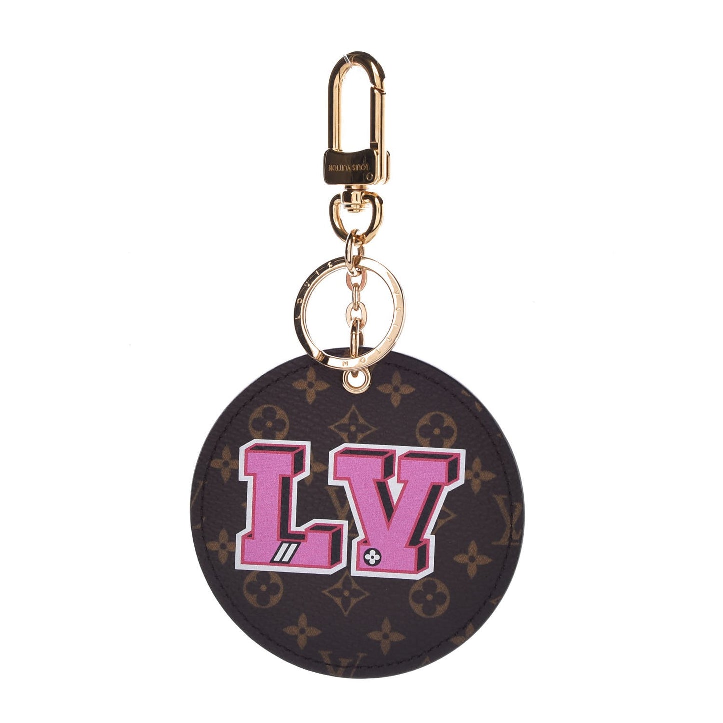 Monogram Stories Bag Charm Key Holder