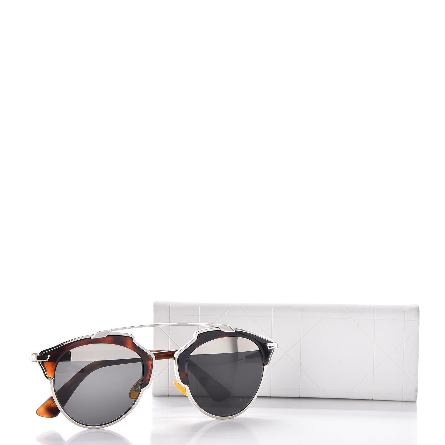 Christian Dior So Real Sunglasses Palladium Havana 9 of 9