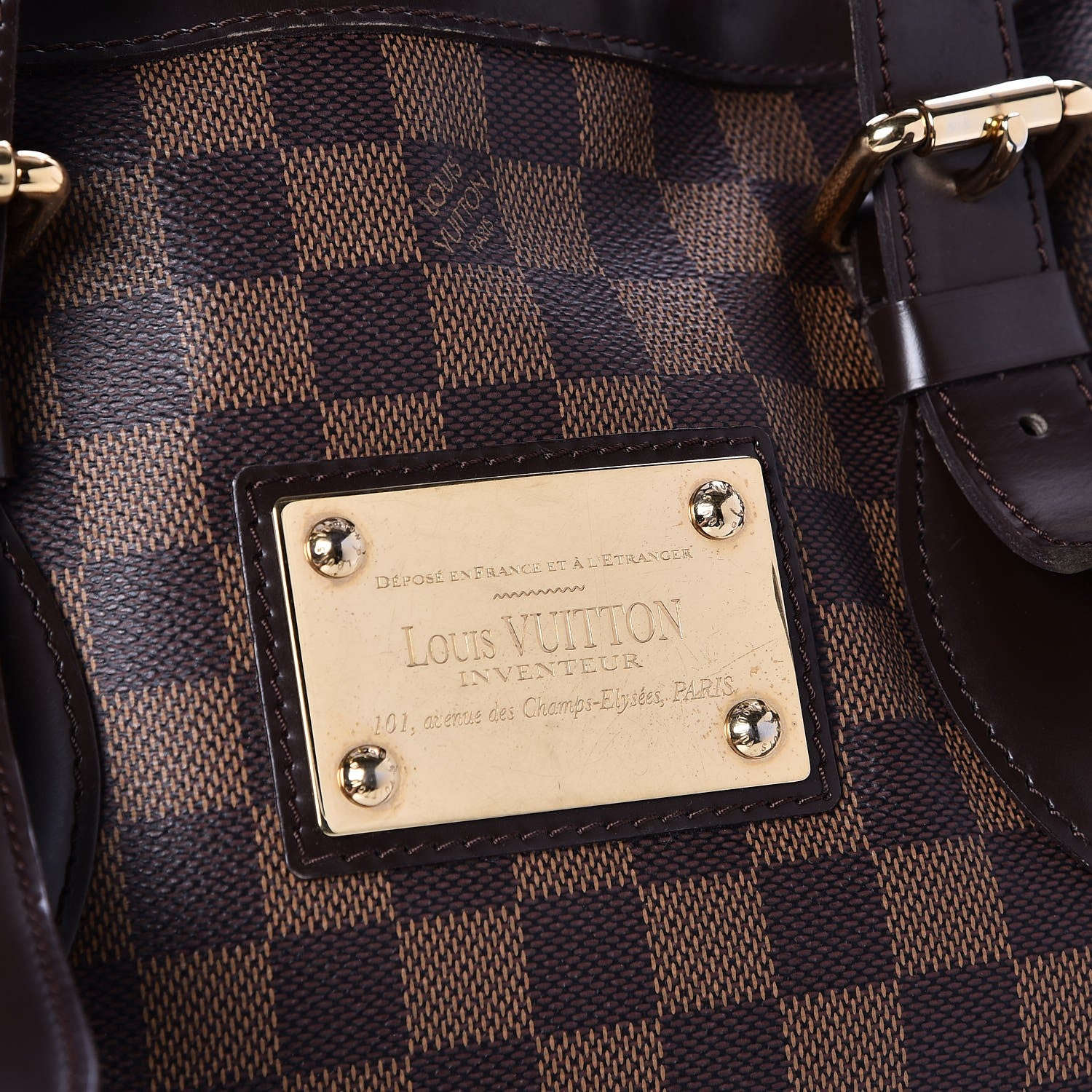Louis Vuitton Damier Ebene Hampstead MM 9 of 13
