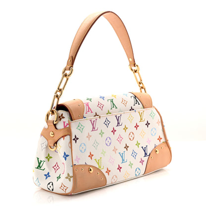 Louis Vuitton Monogram Multicolor Beverly MM White 3 of 10
