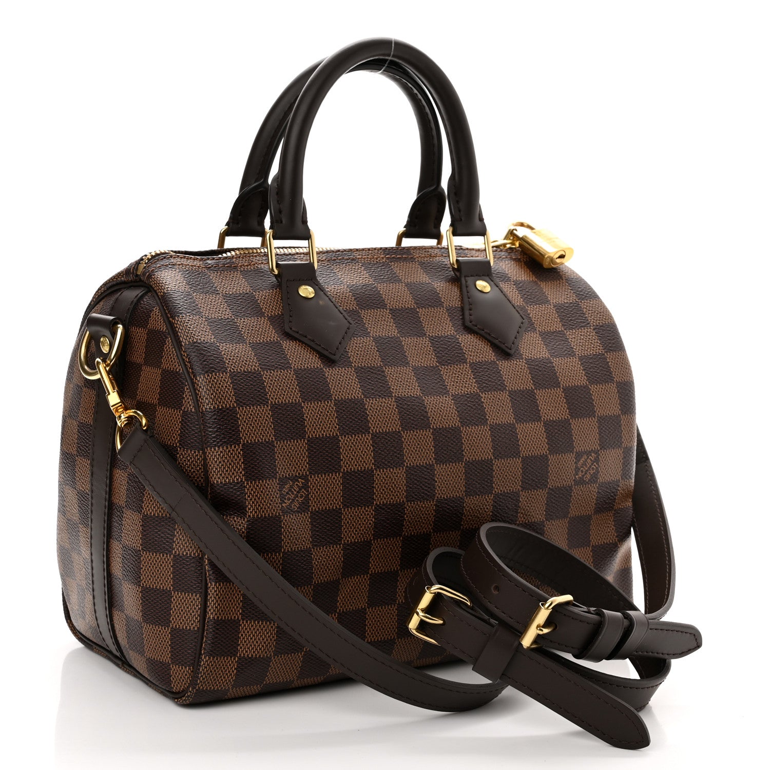 Louis Vuitton Damier Ebene Speedy Bandouliere 25 3 of 9