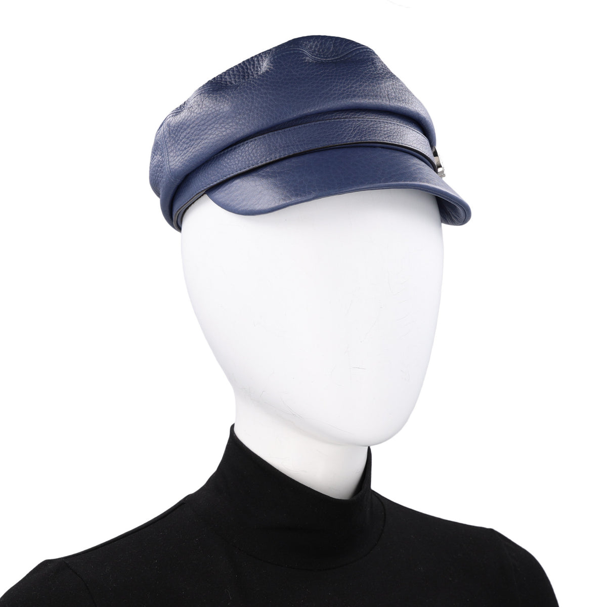 Calfskin Cellarius Hat XS  Washed Indigo