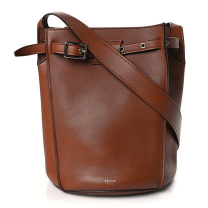 Celine Smooth Calfskin Long Strap Big Bucket Bag Tan 1 of 10