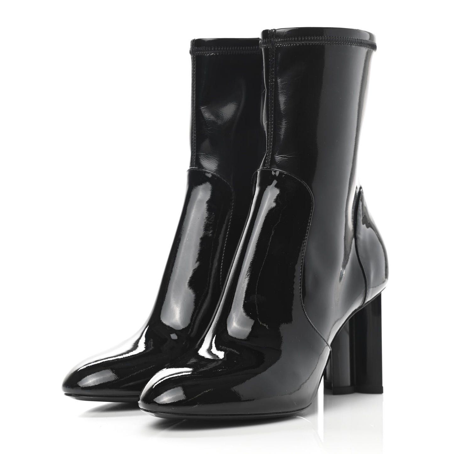 Patent Uniformes Silhouette Ankle Boots 36.5 Black