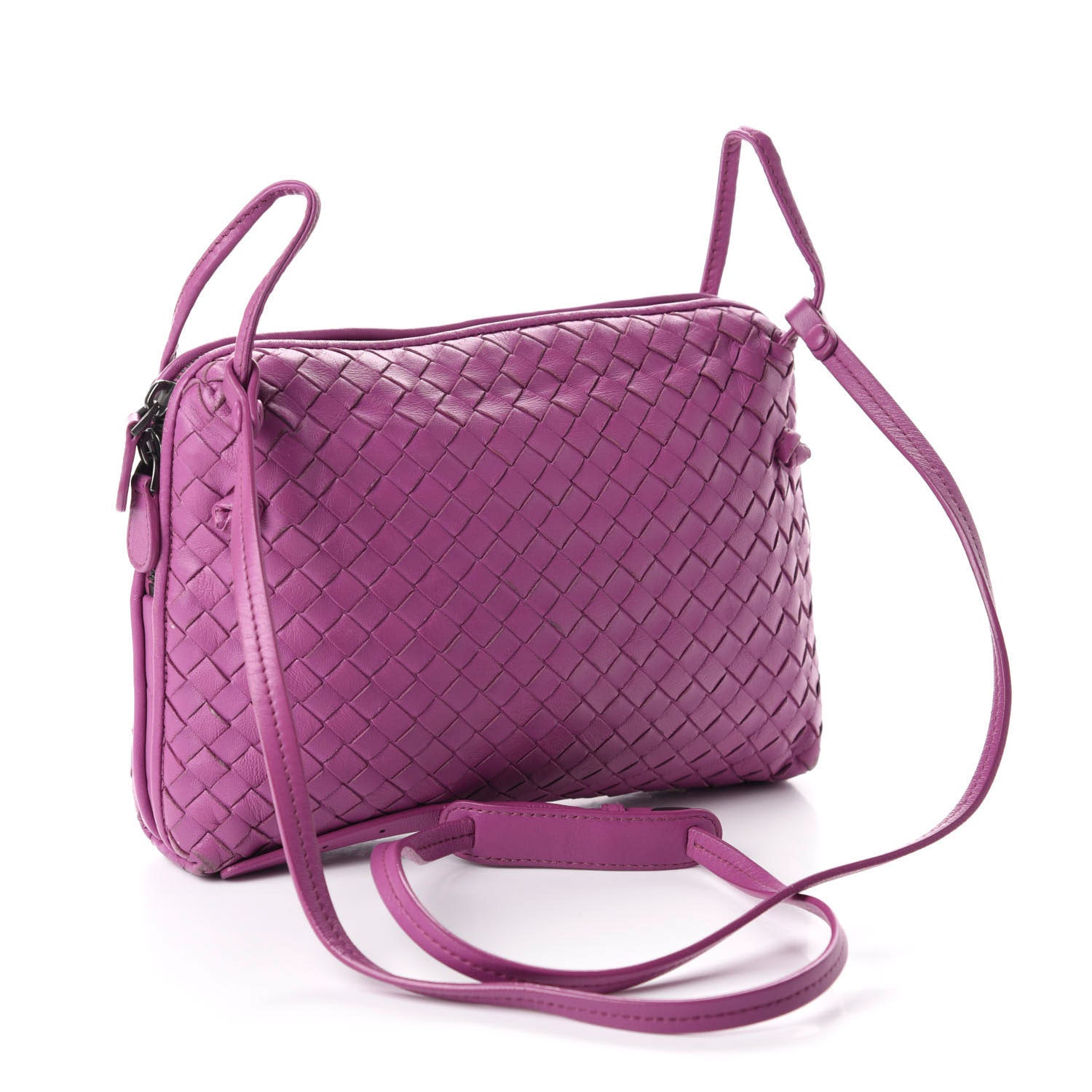 Bottega Veneta Nappa Intrecciato Nodini Bag Ametiste 3 of 9