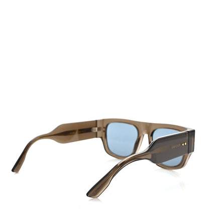 Gucci Acetate Square Frame Sunglasses GG1262S Green Blue 5 of 9