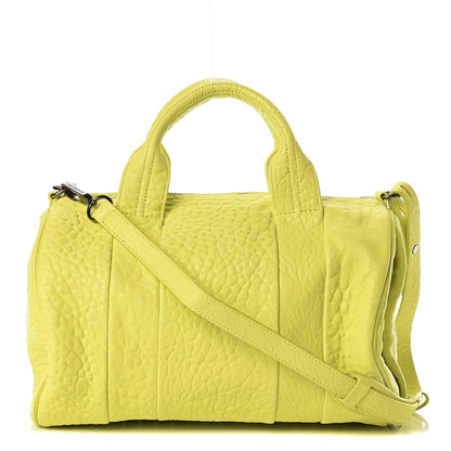 Alexander Wang Pebbled Lambskin Rocco Acid Black Nickel Hardware 1 of 9