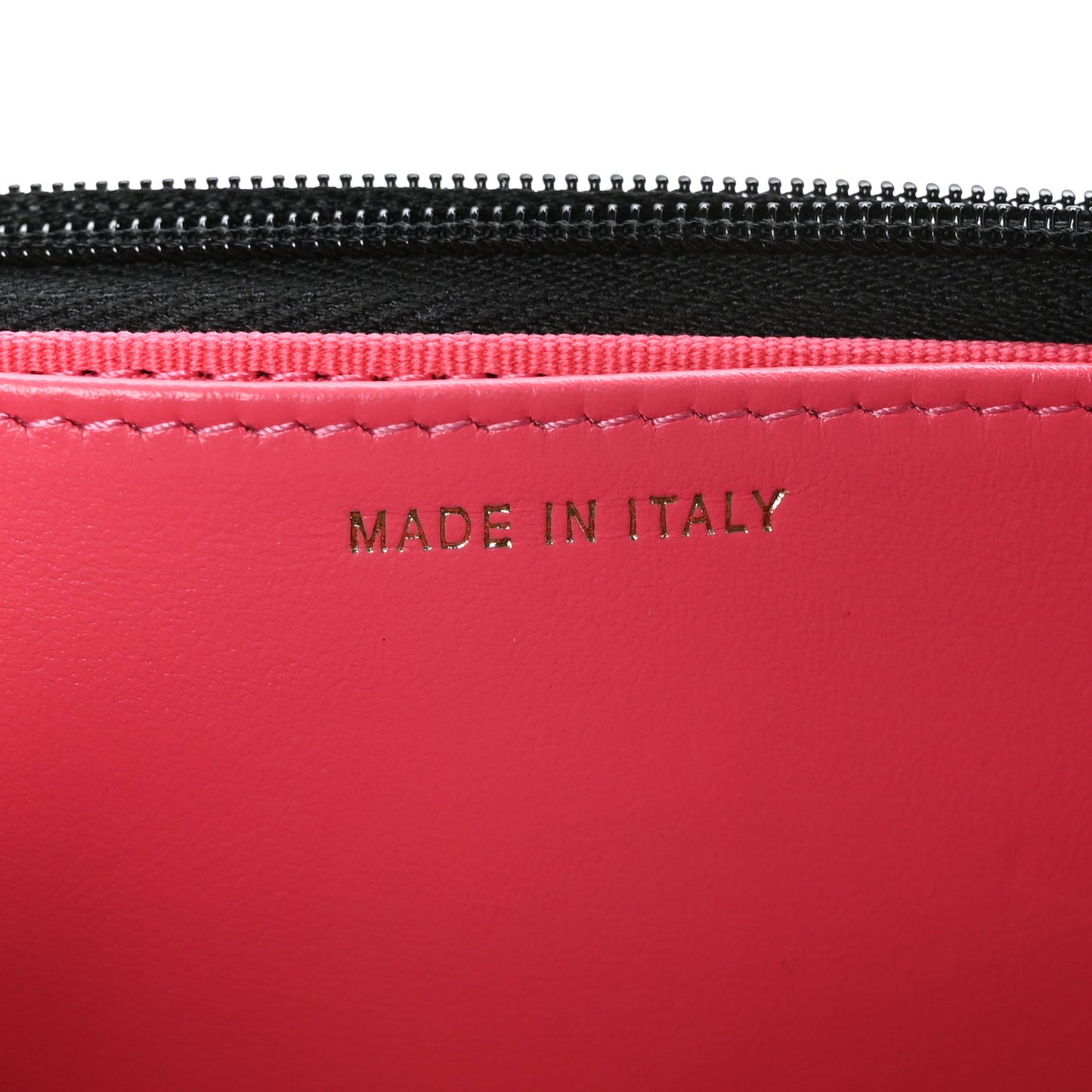 Caviar Quilted Perforated Metal CC Wallet On Chain WOC Black