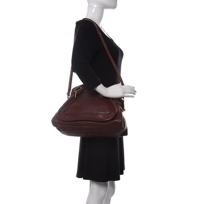Chloe Calfskin Medium Paraty Burgundy 2 of 12