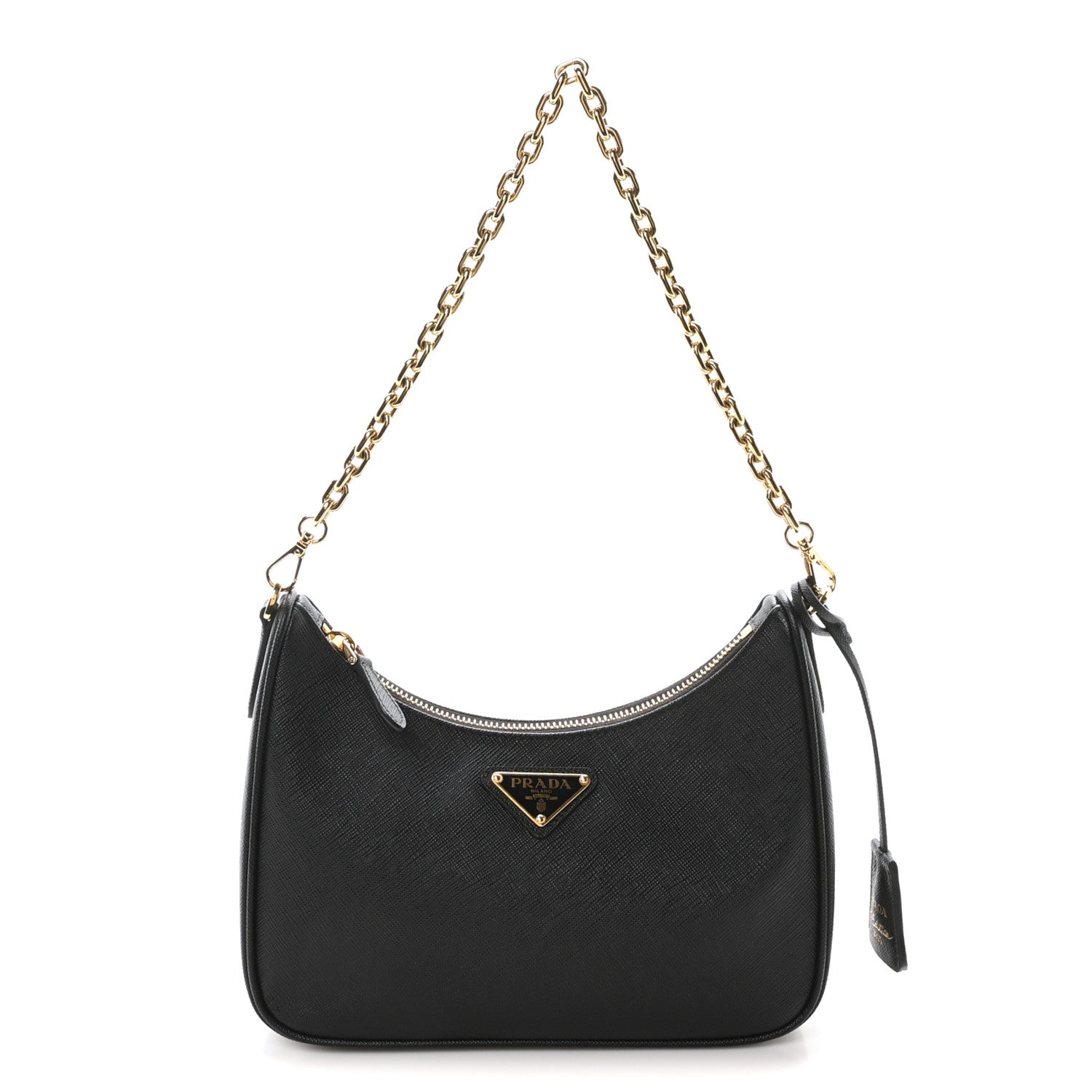 Prada Saffiano Lux Re-Edition 2005 Shoulder Bag Black 1 of 9