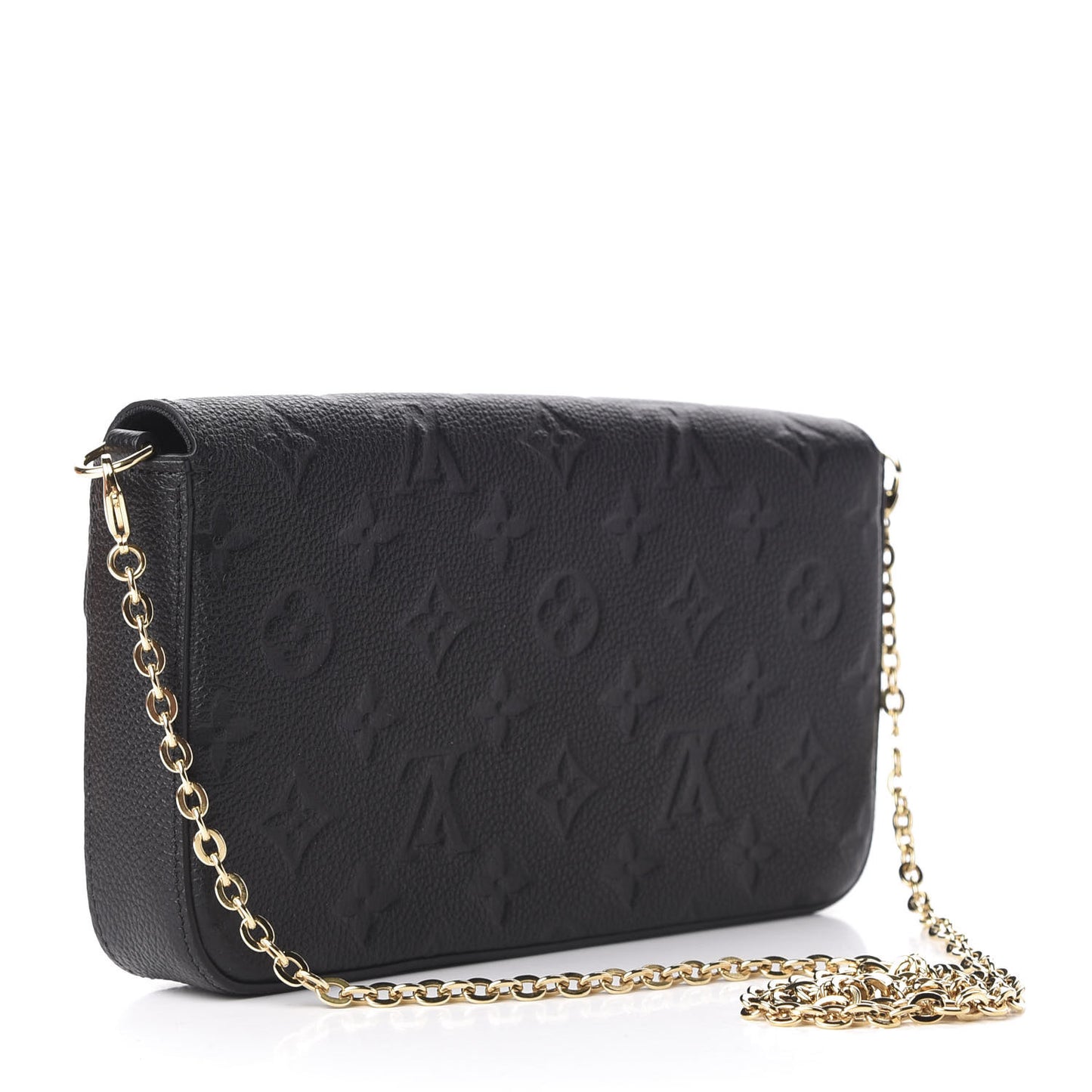 Empreinte Pochette Felicie Chain Wallet Black