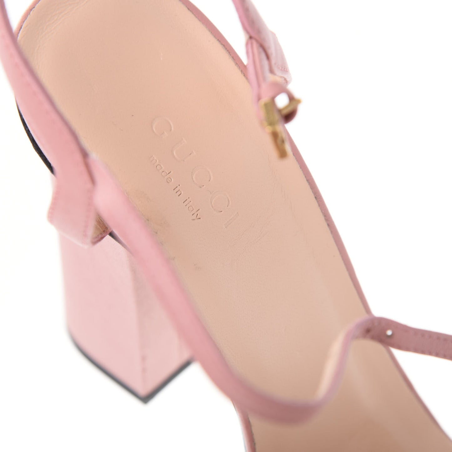 Calfskin Miro Soft Horsebit High Heel Sandals 38 Soft Pink