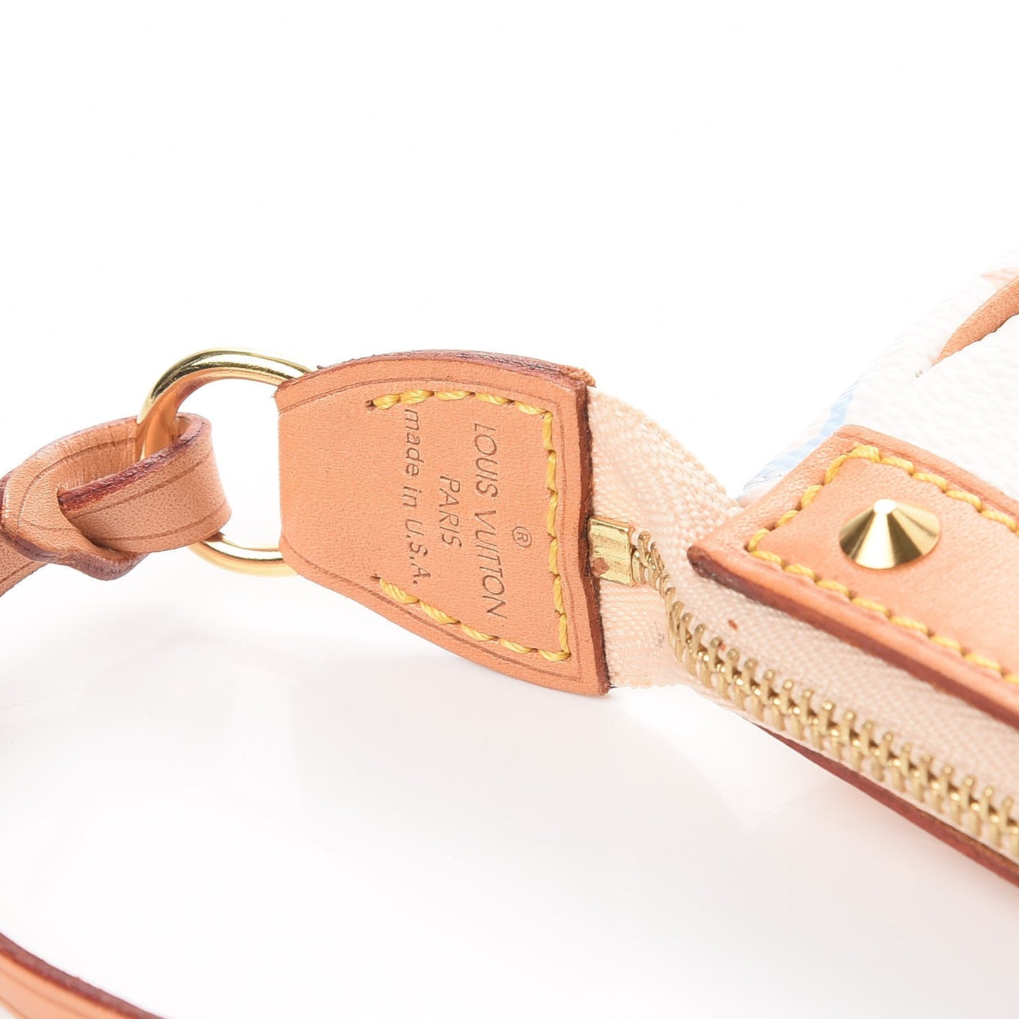 Monogram Multicolor Pochette Accessories White