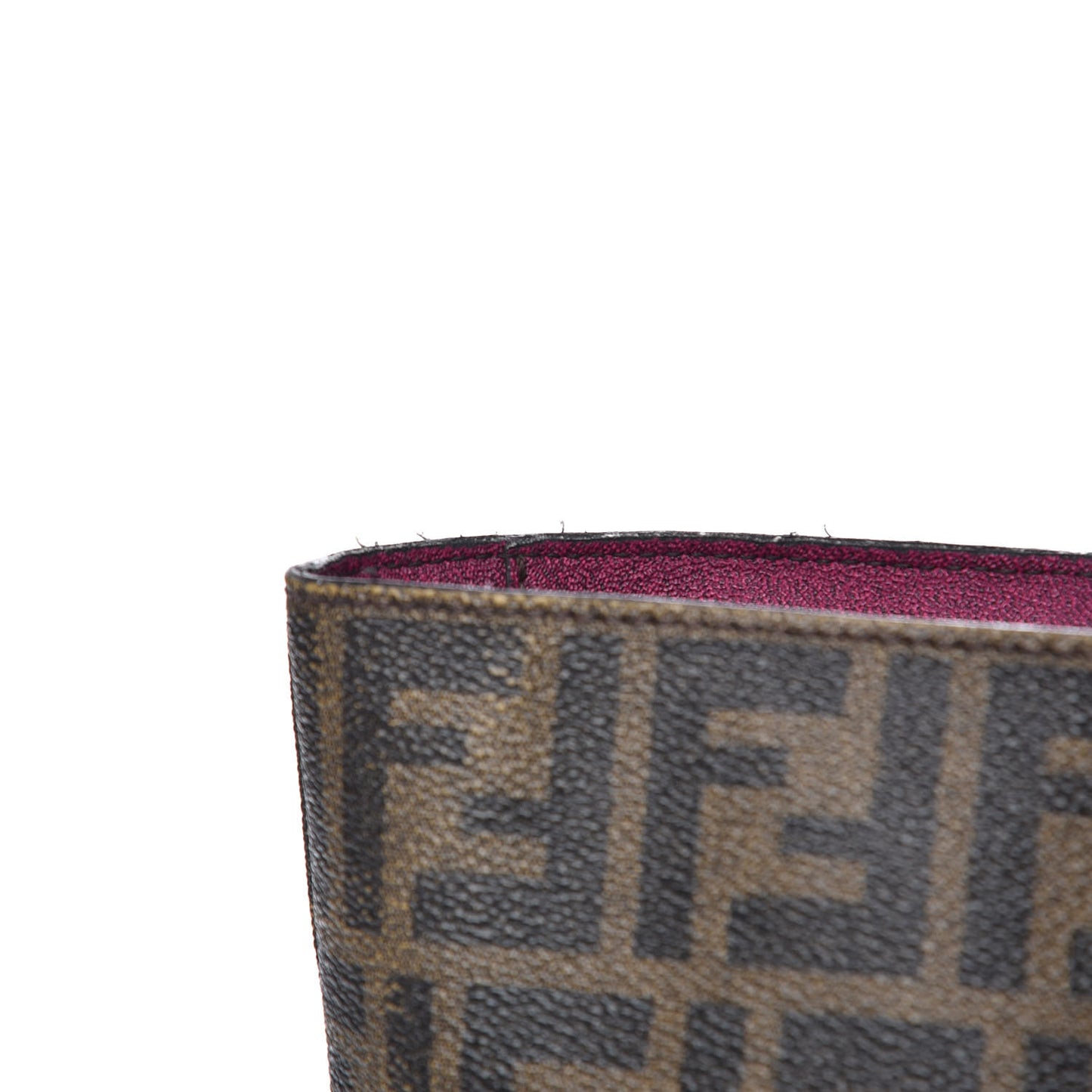 Zucca Spalmati Medium Roll Tote Tobacco Fuxia