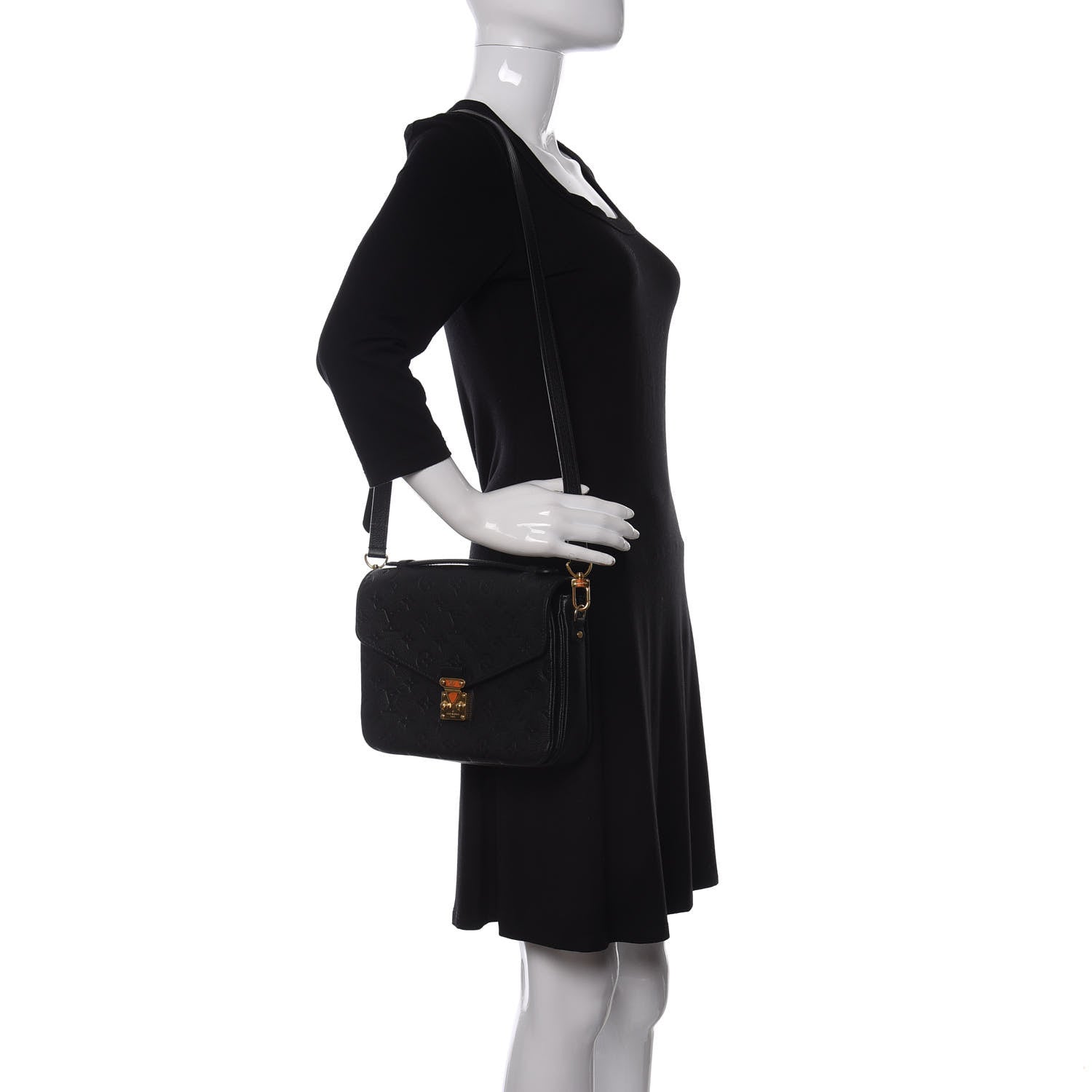 Louis Vuitton Empreinte Pochette Metis Black 2 of 10