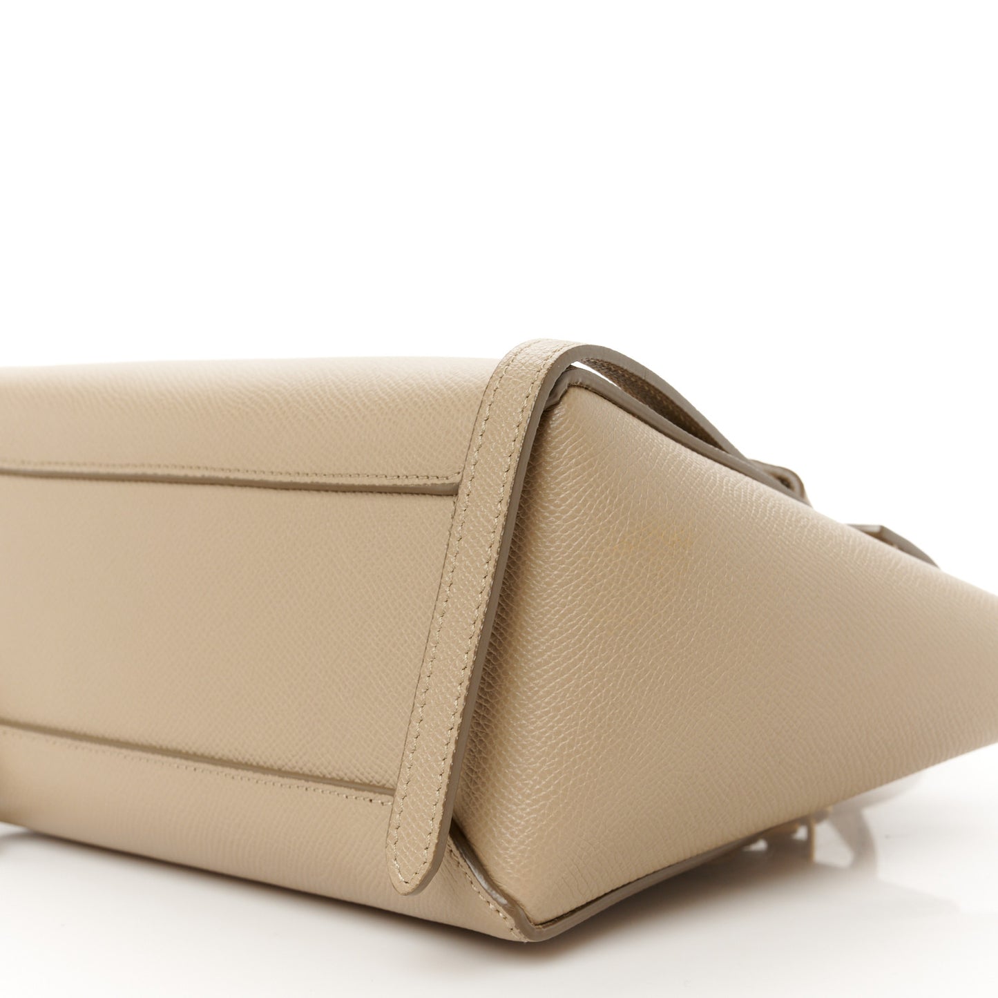 Grained Calfskin Nano Belt Bag Light Taupe