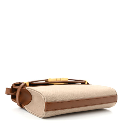 Saint Laurent Canvas Calfskin Mini Manhattan Shoulder Bag  Natural Beige Brick 4 of 10