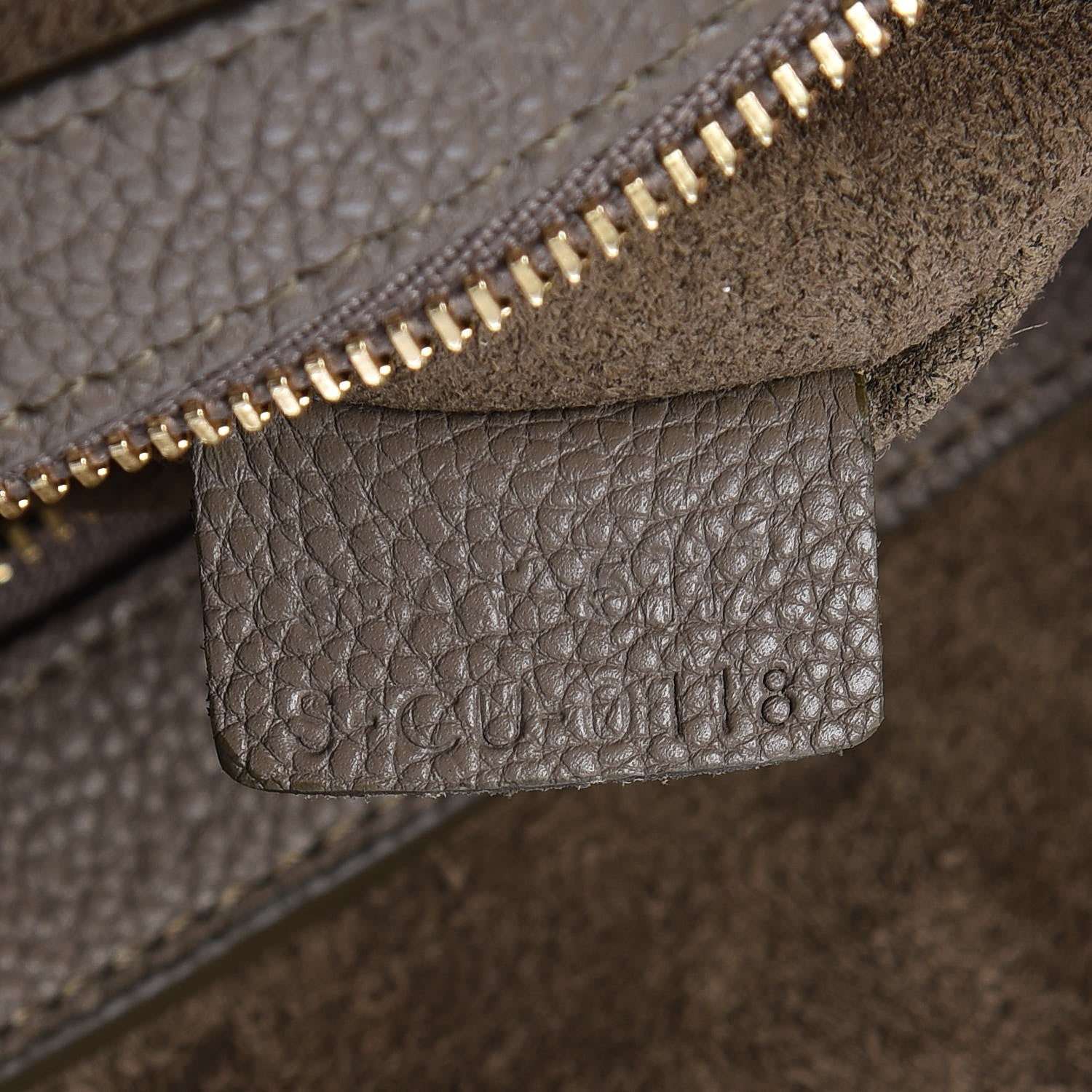 Celine Soft Grained Calfskin Small Belt Cabas Phantom Taupe 7 of 8