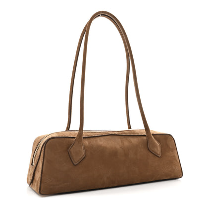 Alaia Nubuck Medium Le Teckel Bag Terre D'Ombre 4 of 10