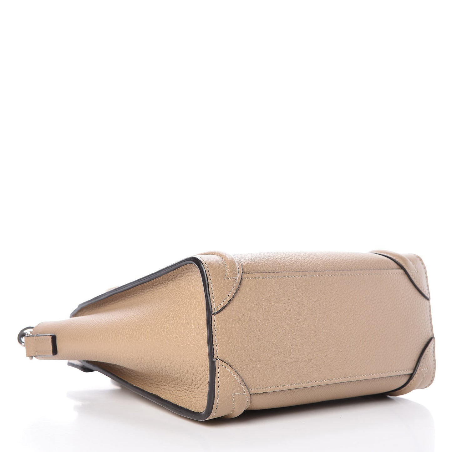 Drummed Calfskin Nano Luggage Dune