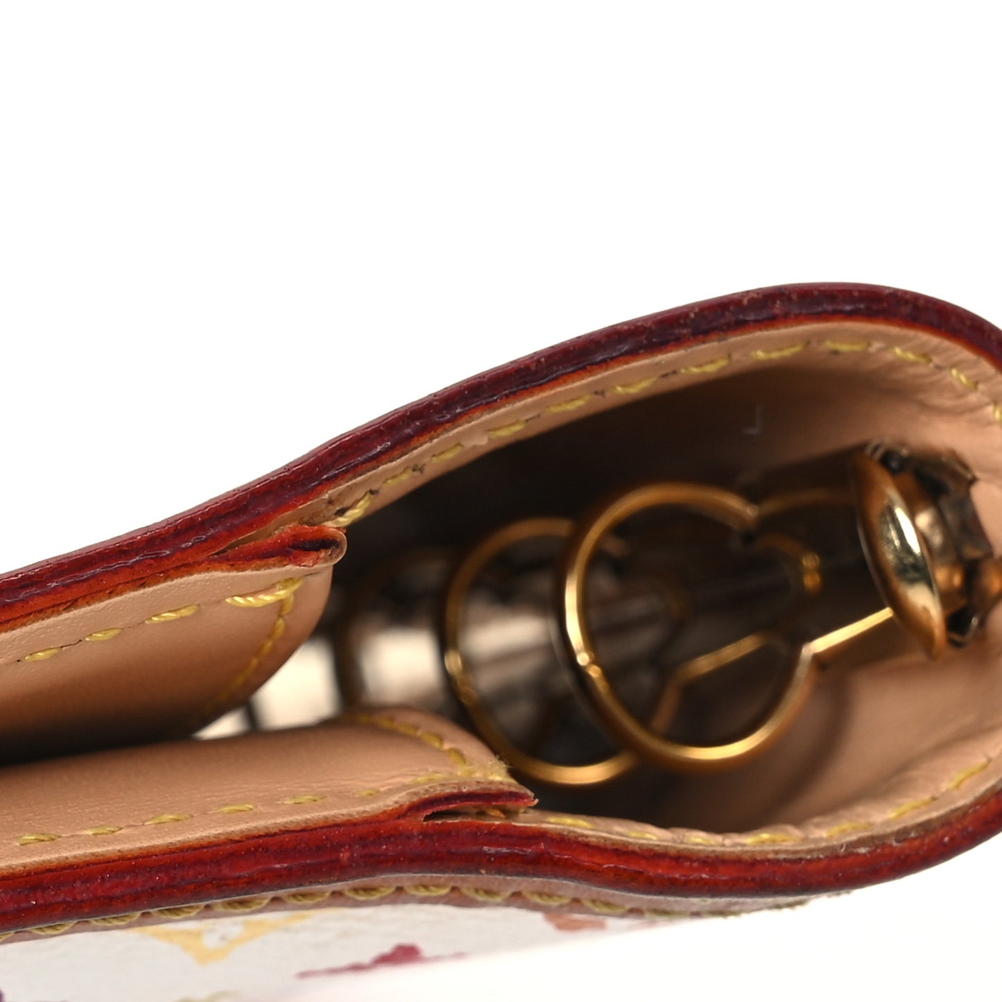 Monogram Multicolor Small Ring Agenda Cover White