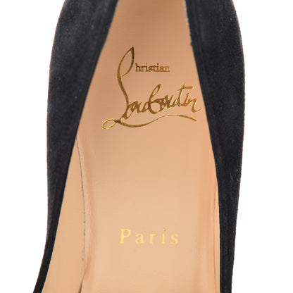 Christian Louboutin Suede CL 80 Pumps 35.5 Black 7 of 10