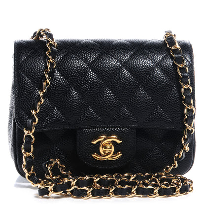 Chanel Caviar Quilted Mini Square Flap Bag Black 1 of 20